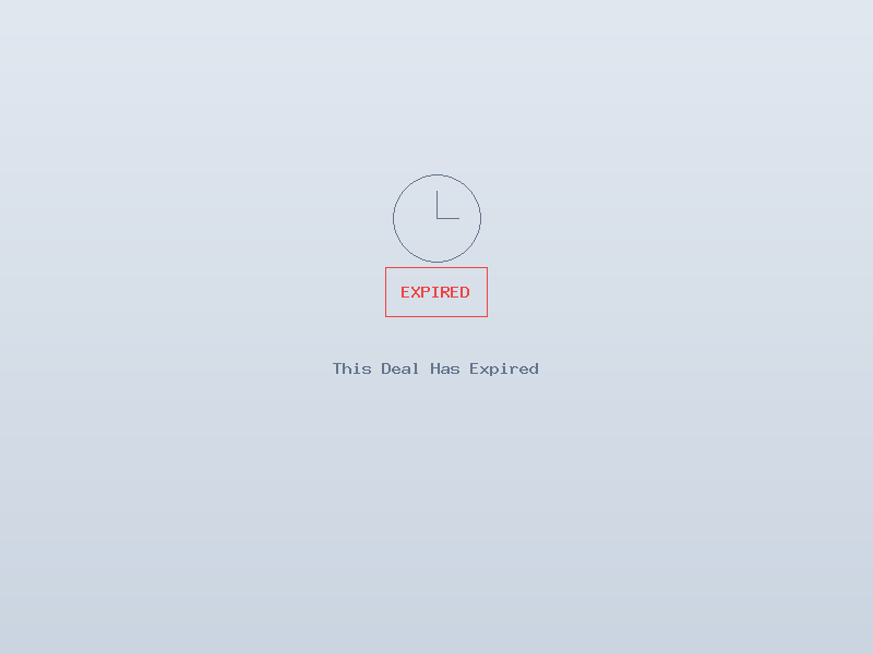 This deal has expired