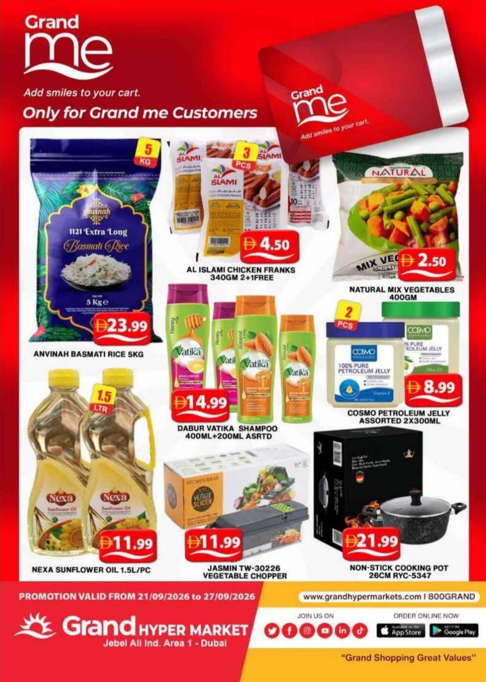 Grand Me Deals - Grand Hypermarket Jebel Ali