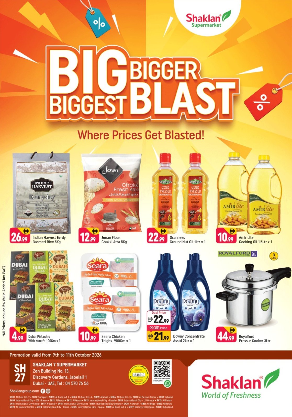 Big Blast - Shaklan 7 Supermarket, Zen Building, Jebel Ali