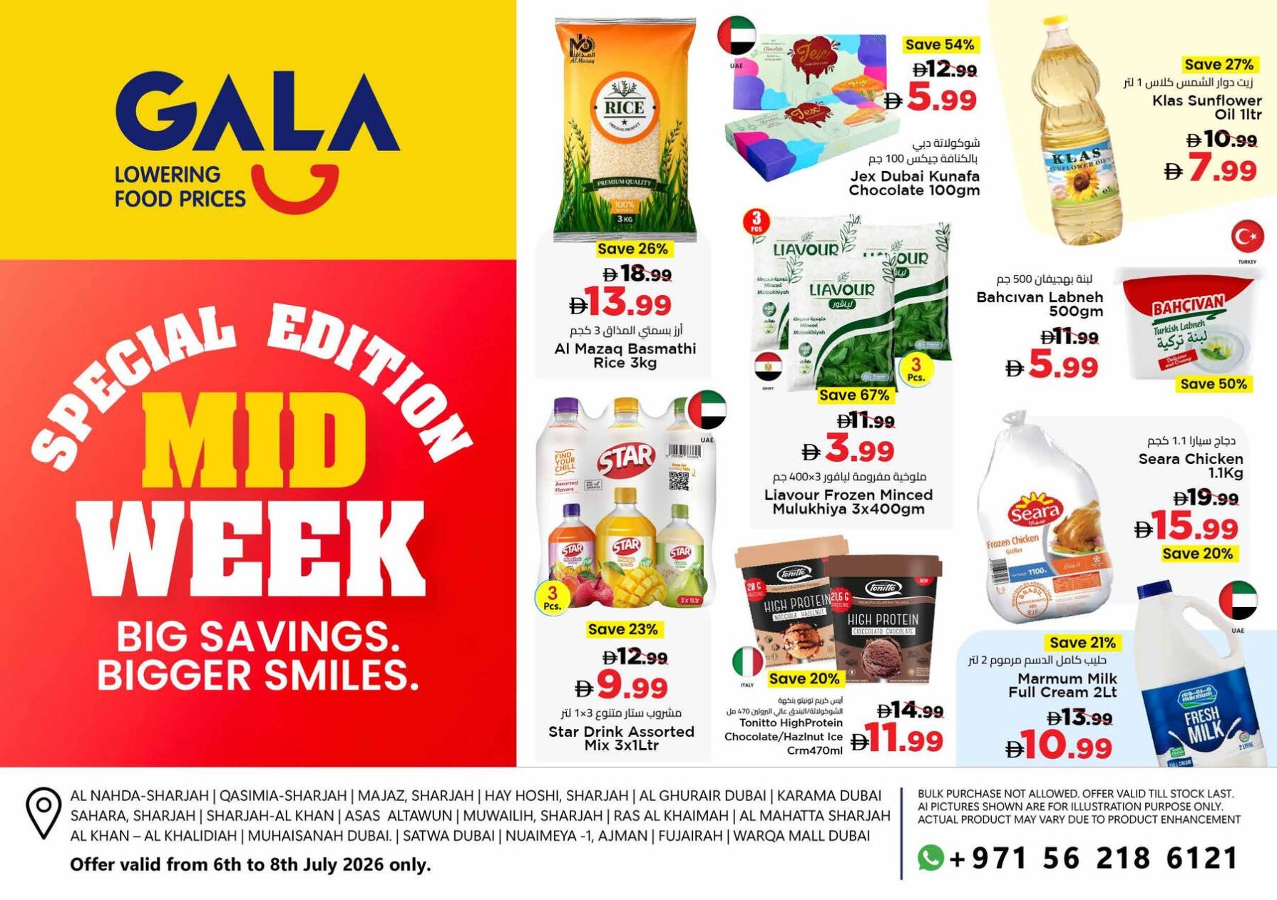 Big Midweek Savings