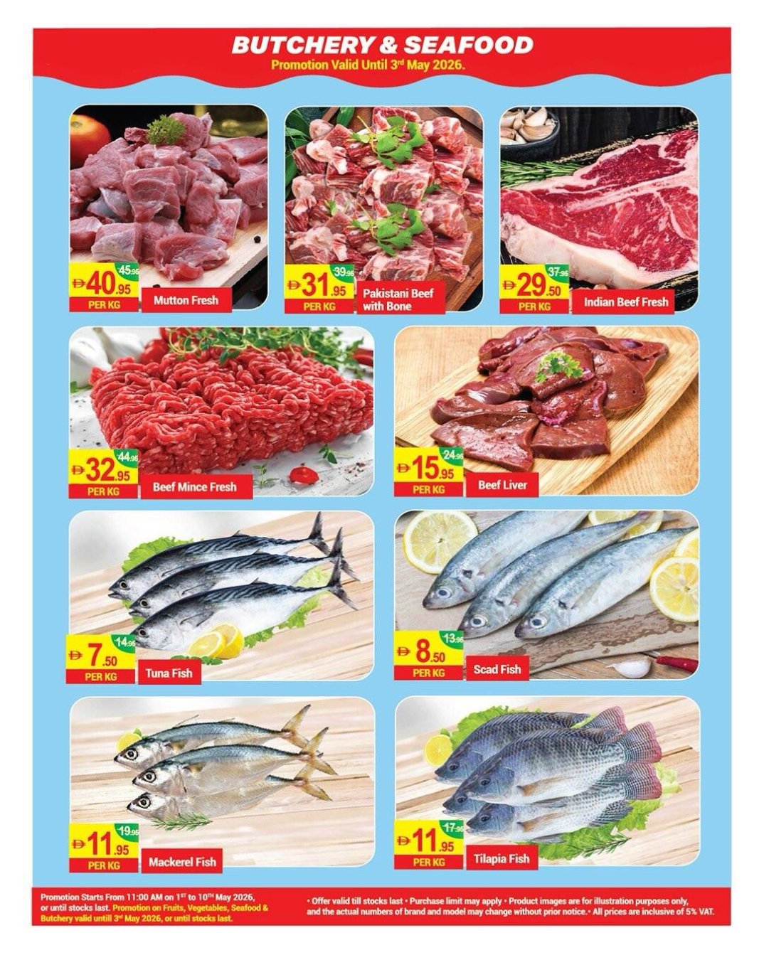 Butchery & Seafood Sale