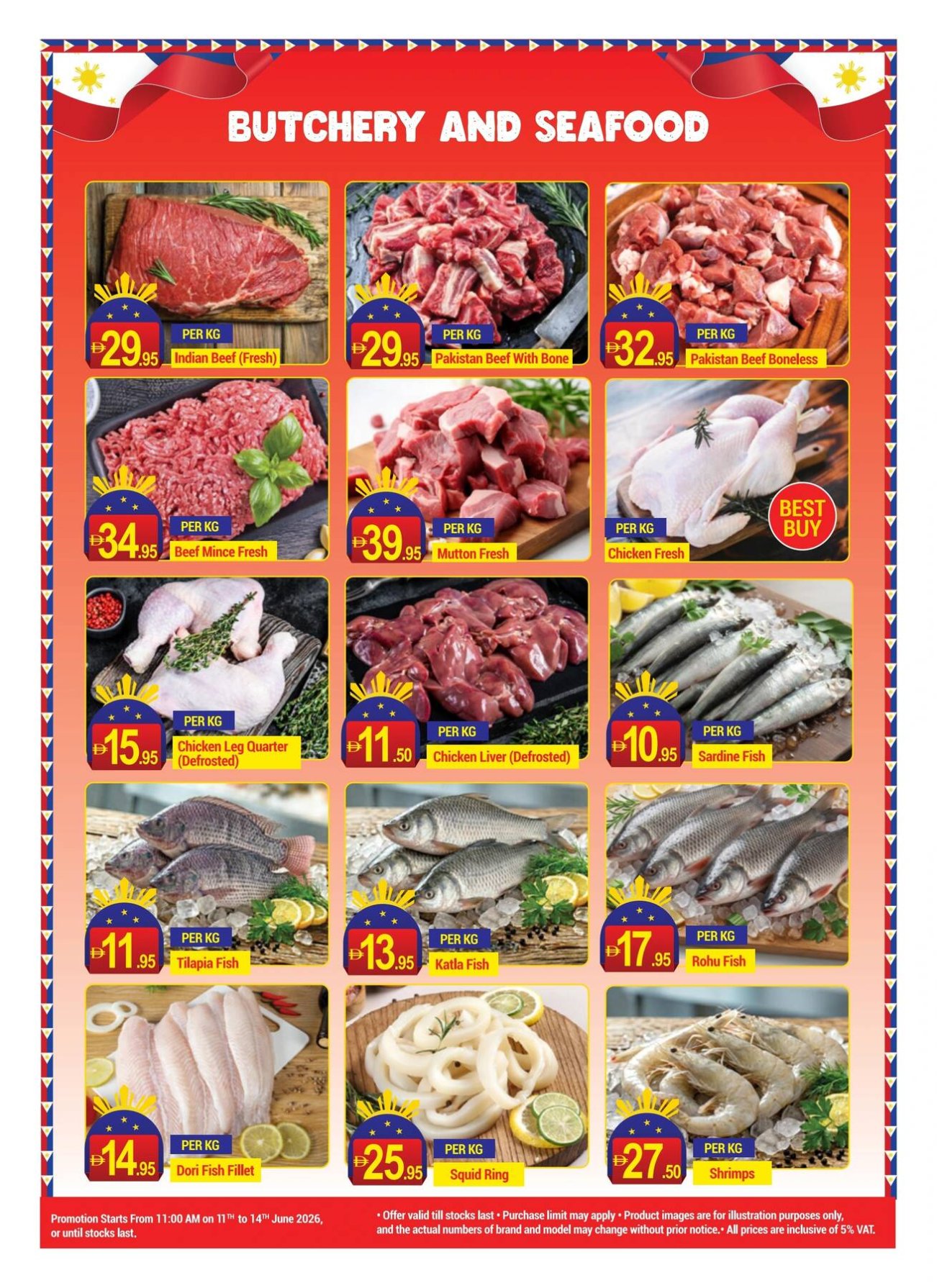 Butchery & Seafood Sale