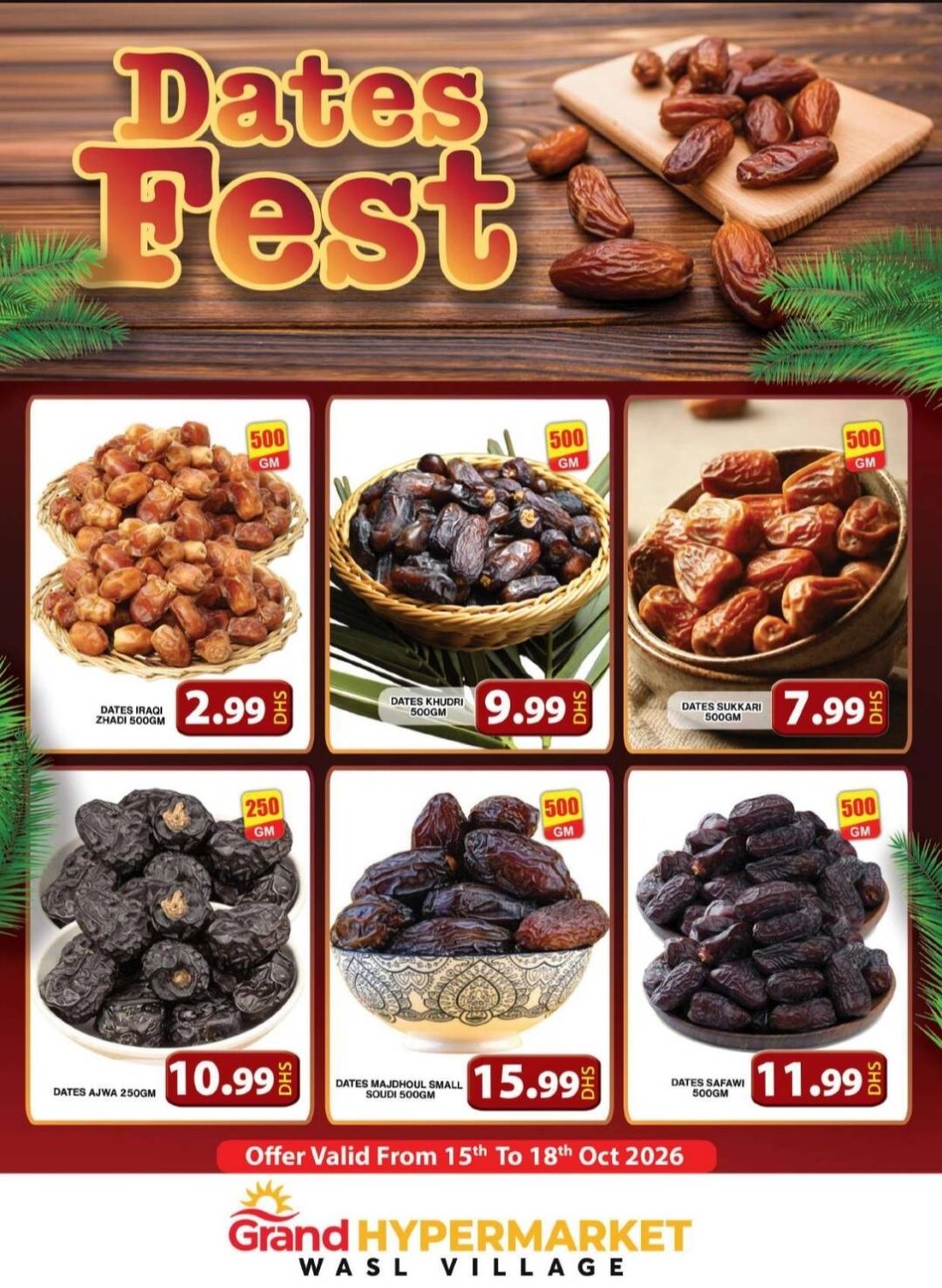 Dates Fest - Grand Hyper Wasl Village