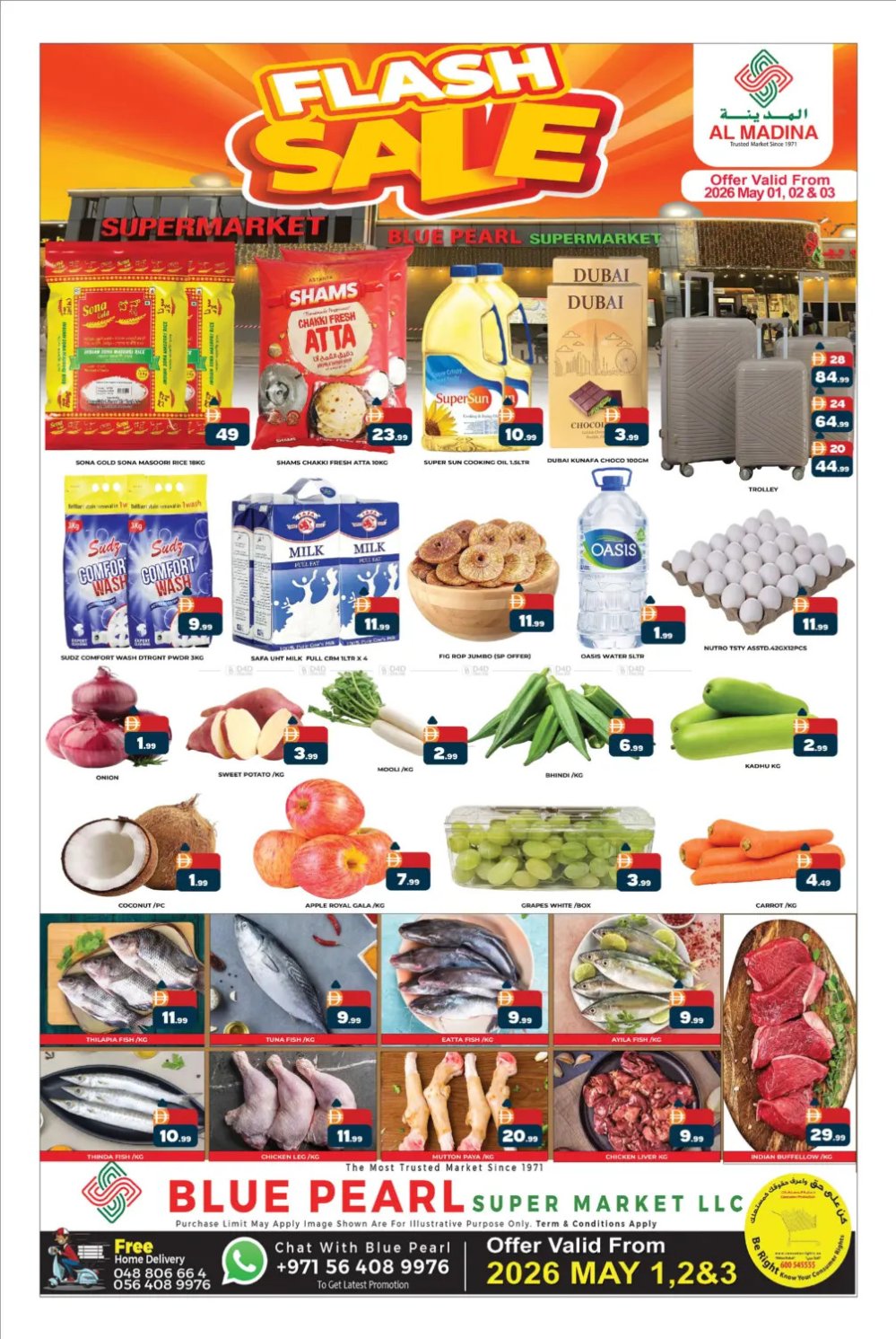 Flash Sale - Blue Pearl Supermarket LLC, Dubai