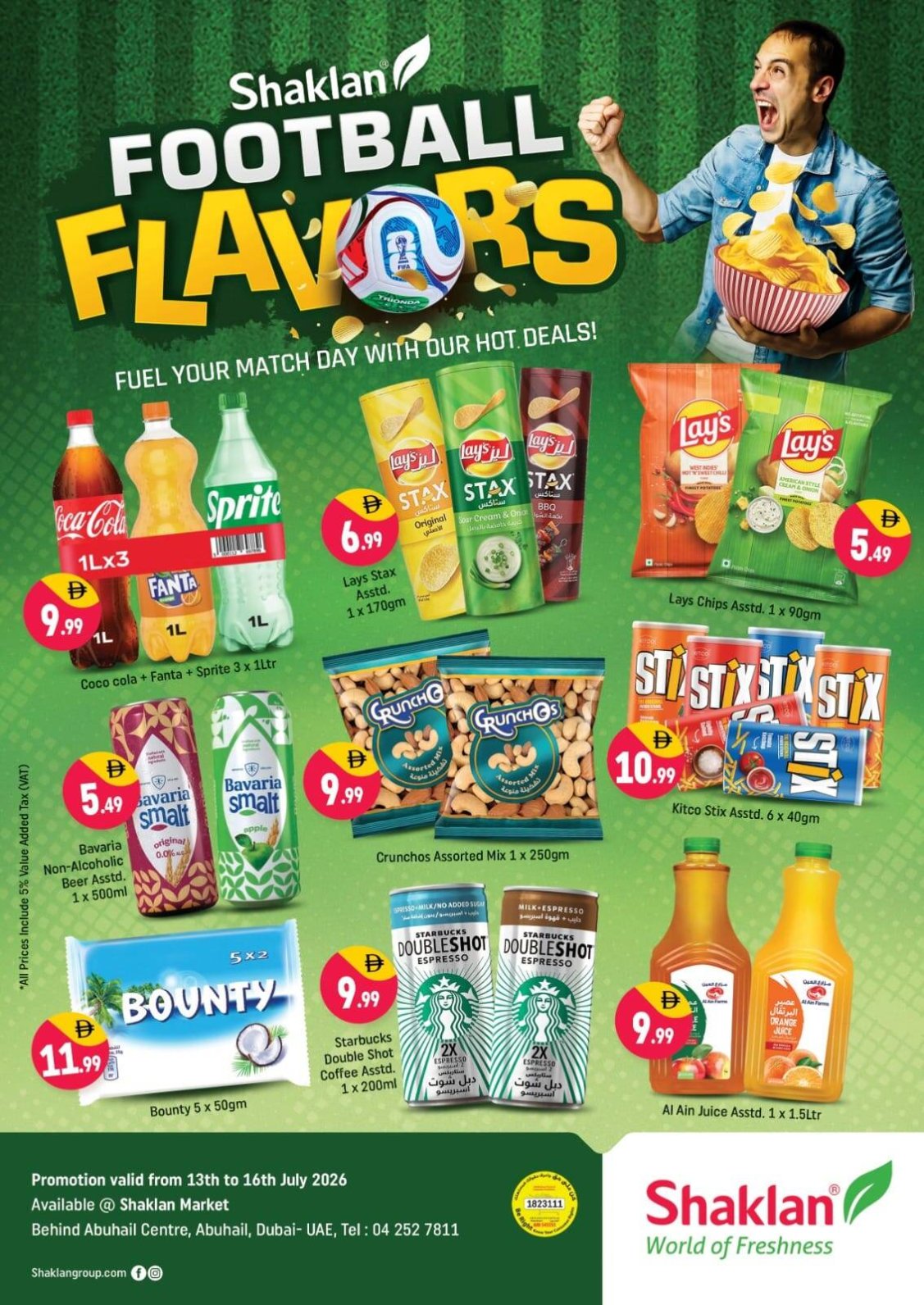 Football Flavors - Behind Abu Hail Centre