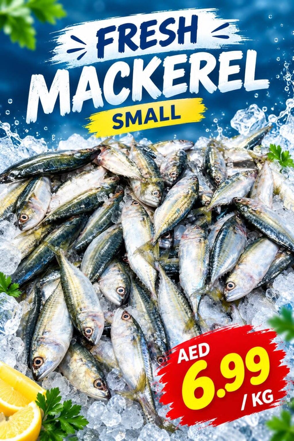 Fresh Mackerel Small - S01, International City, Spain Cluster