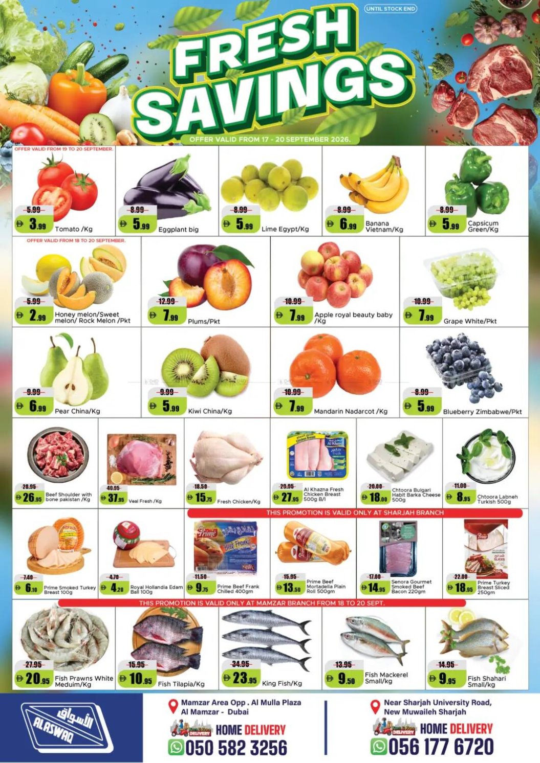 Fresh Savings - Dubai & Sharjah