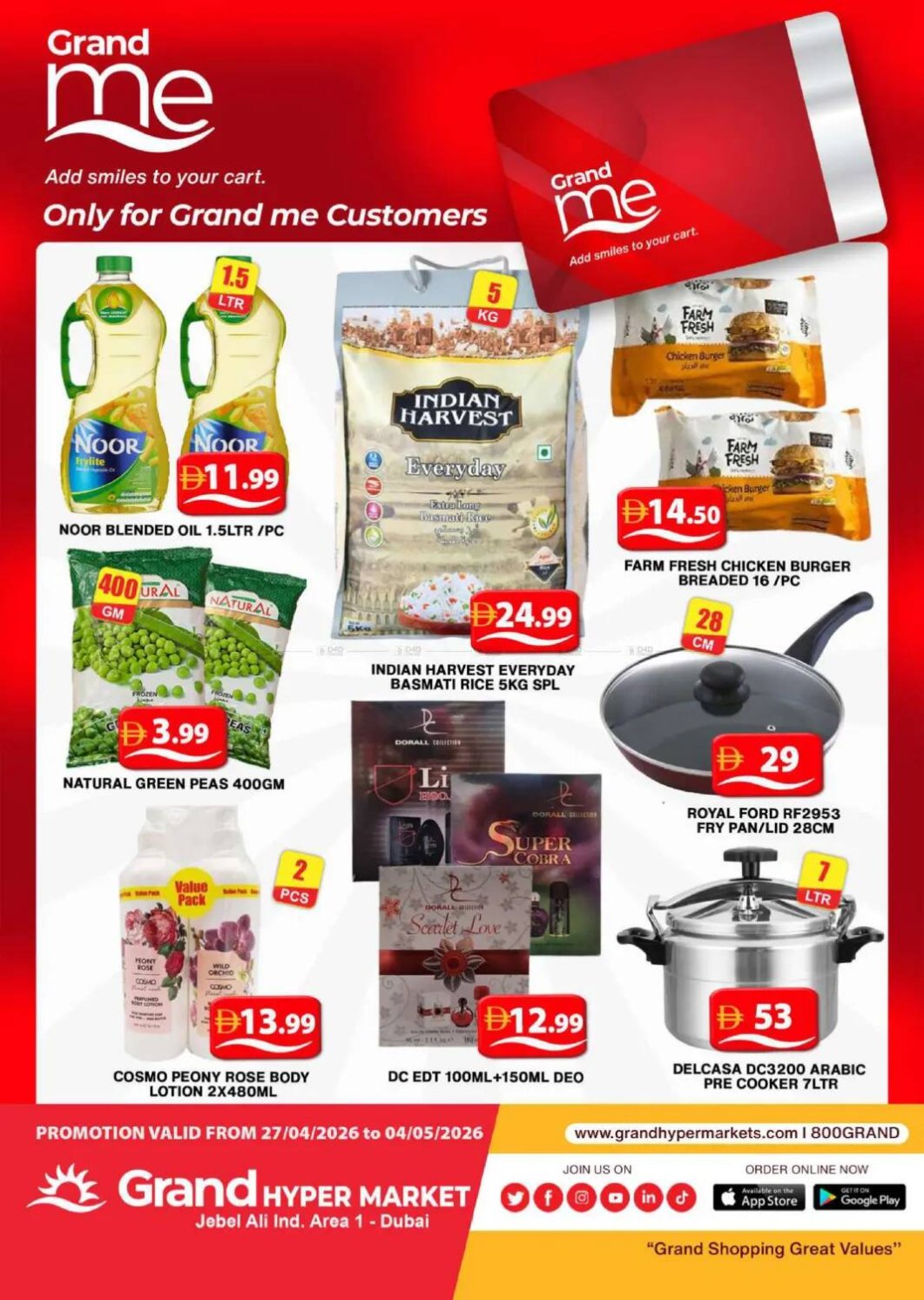 Grand Me Deals - Grand Hypermarket Jebel Ali