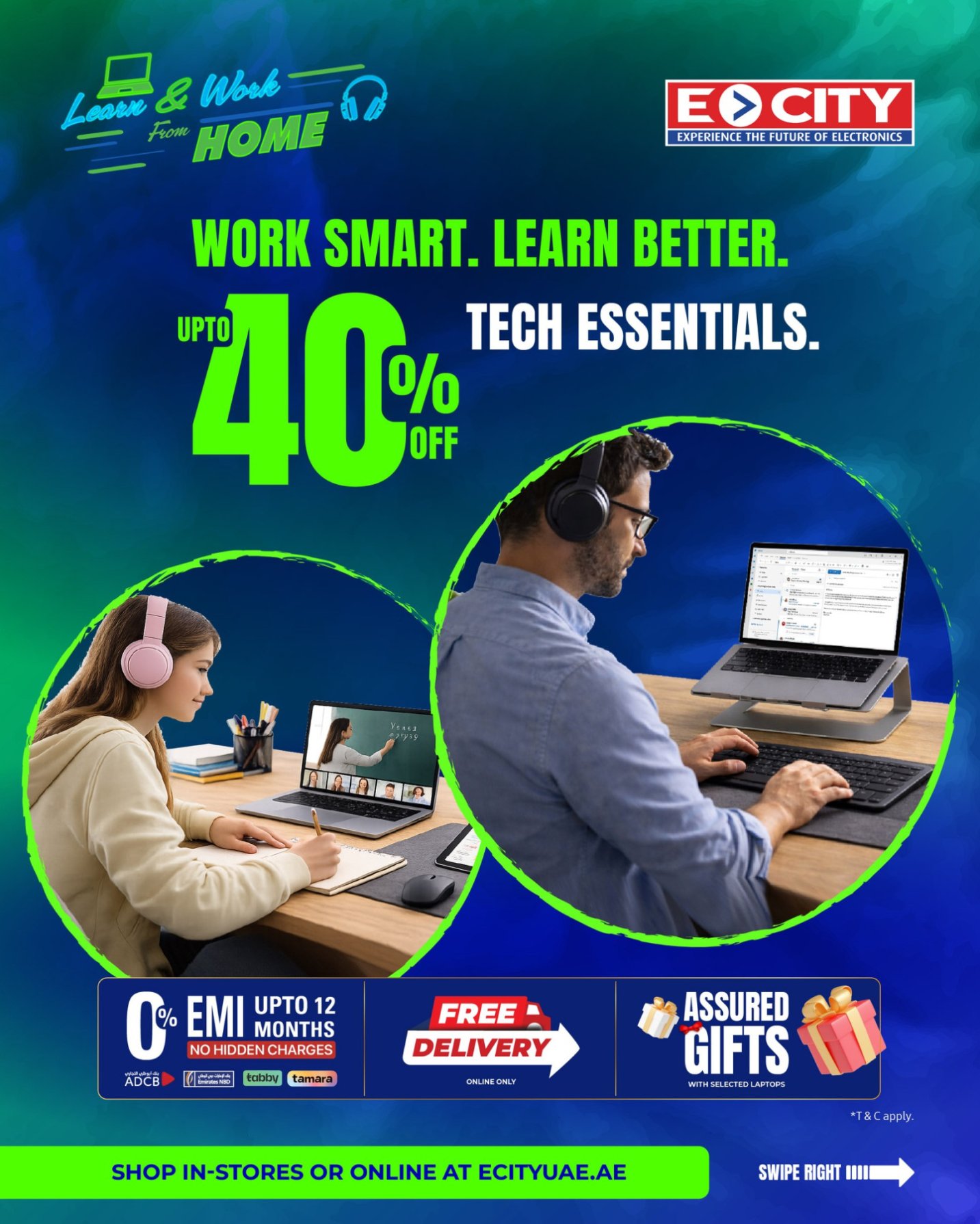 Learn & Work From Home