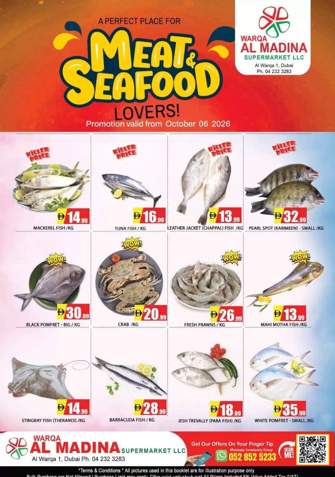 Meat & Seafood - Al Warqa 1, Dubai