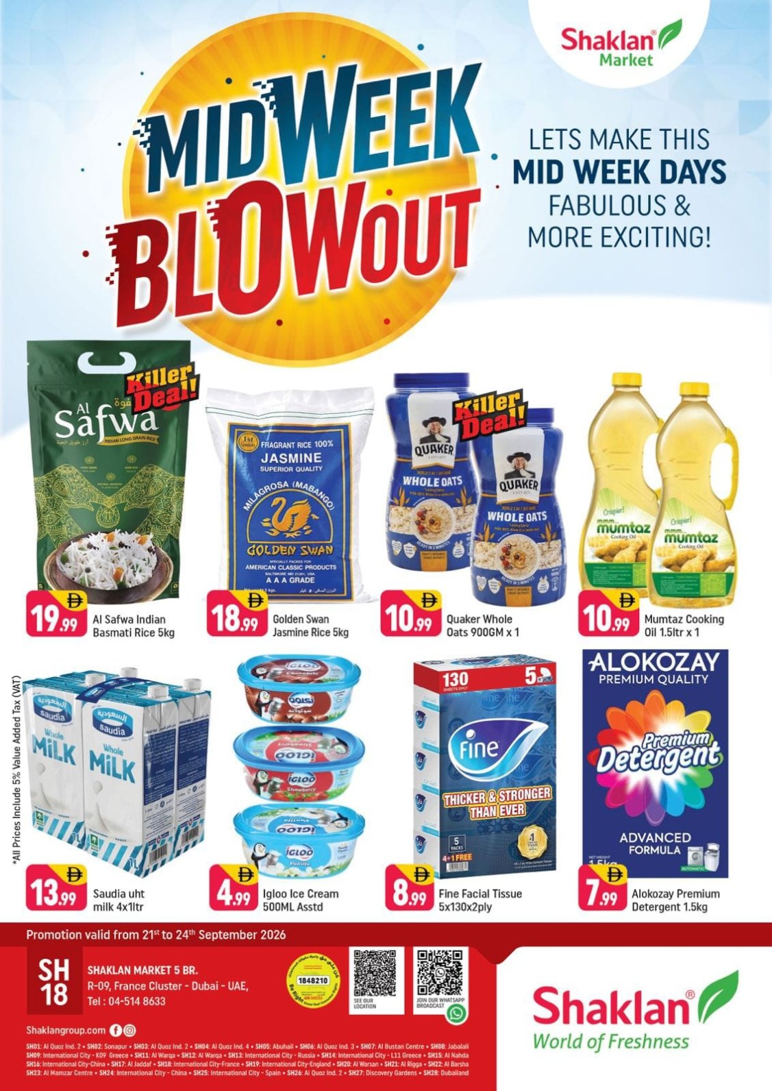 Midweek Blowout - R09, International City, France Cluster