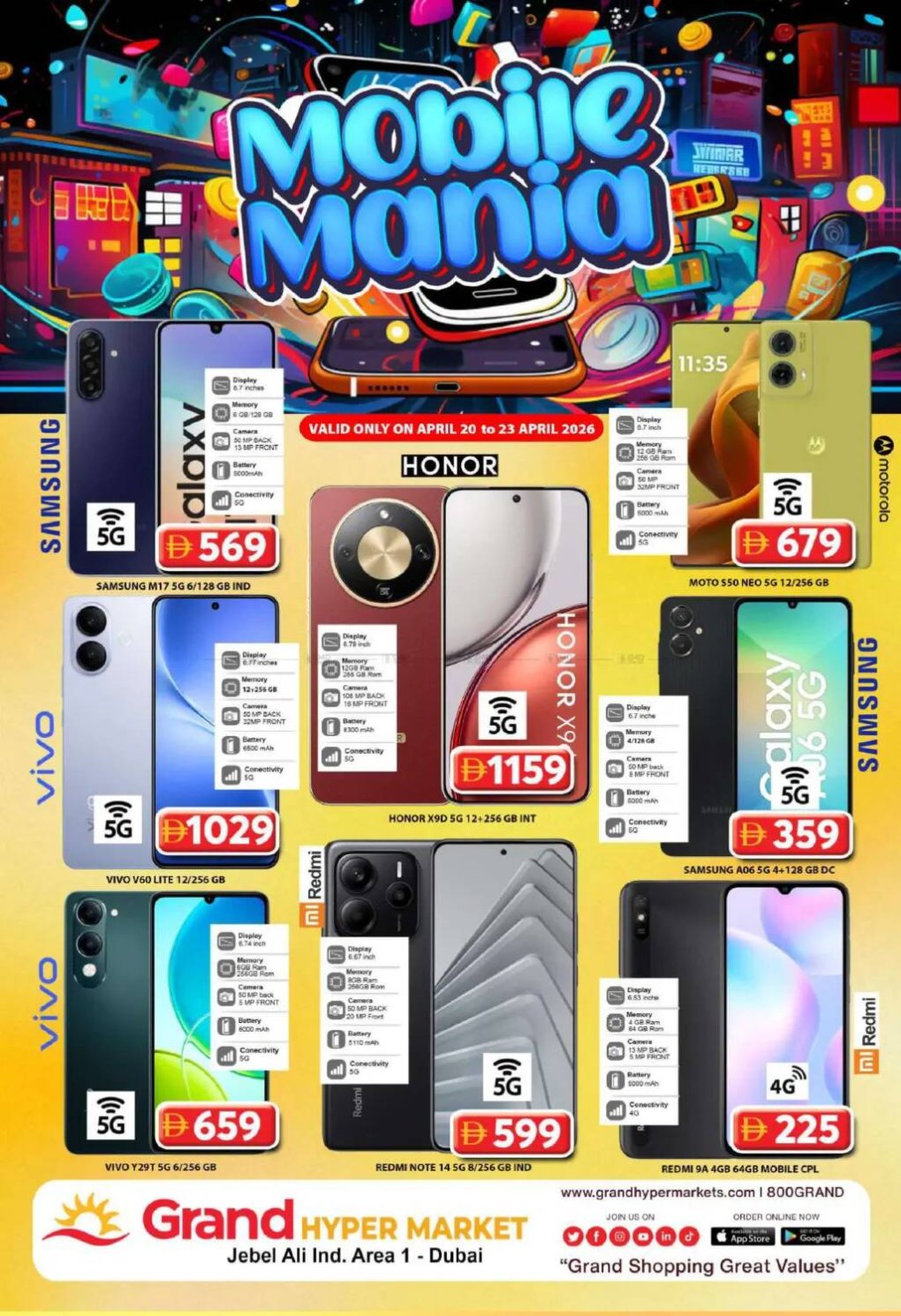 Mobile Mania - Grand Hypermarket Jebel Ali