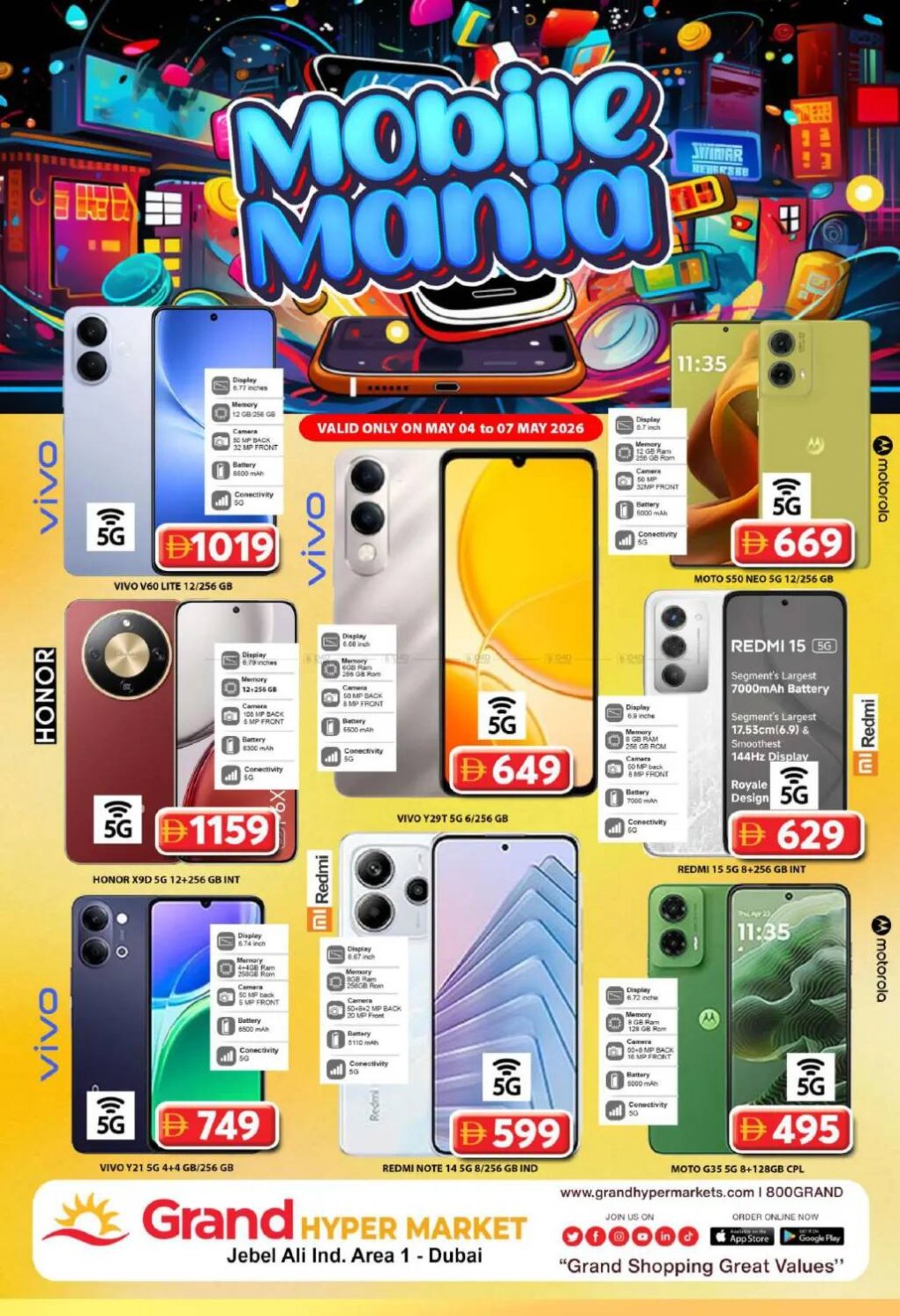 Mobile Mania - Grand Hypermarket Jebel Ali