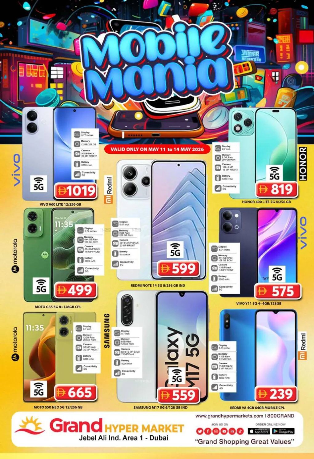 Mobile Mania - Grand Hypermarket Jebel Ali