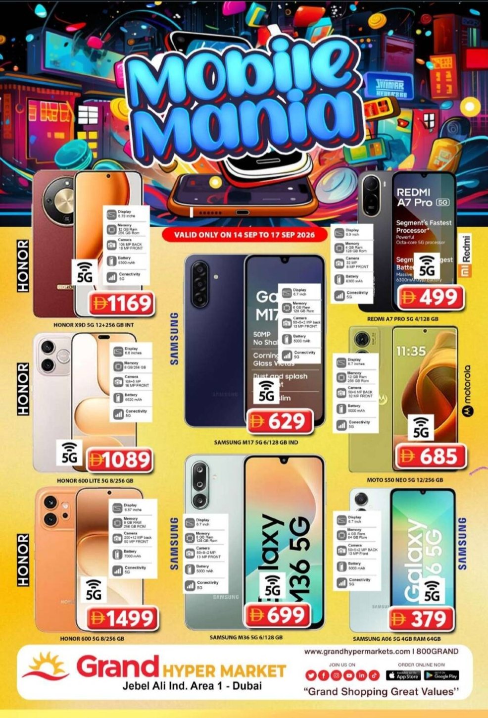 Mobile Mania - Grand Hypermarket Jebel Ali