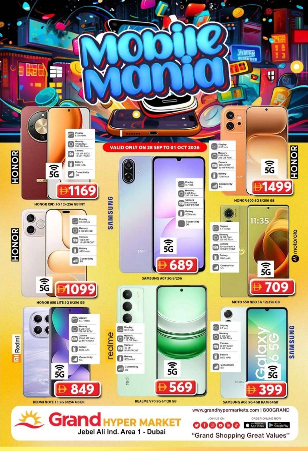 Mobile Mania - Grand Hypermarket Jebel Ali