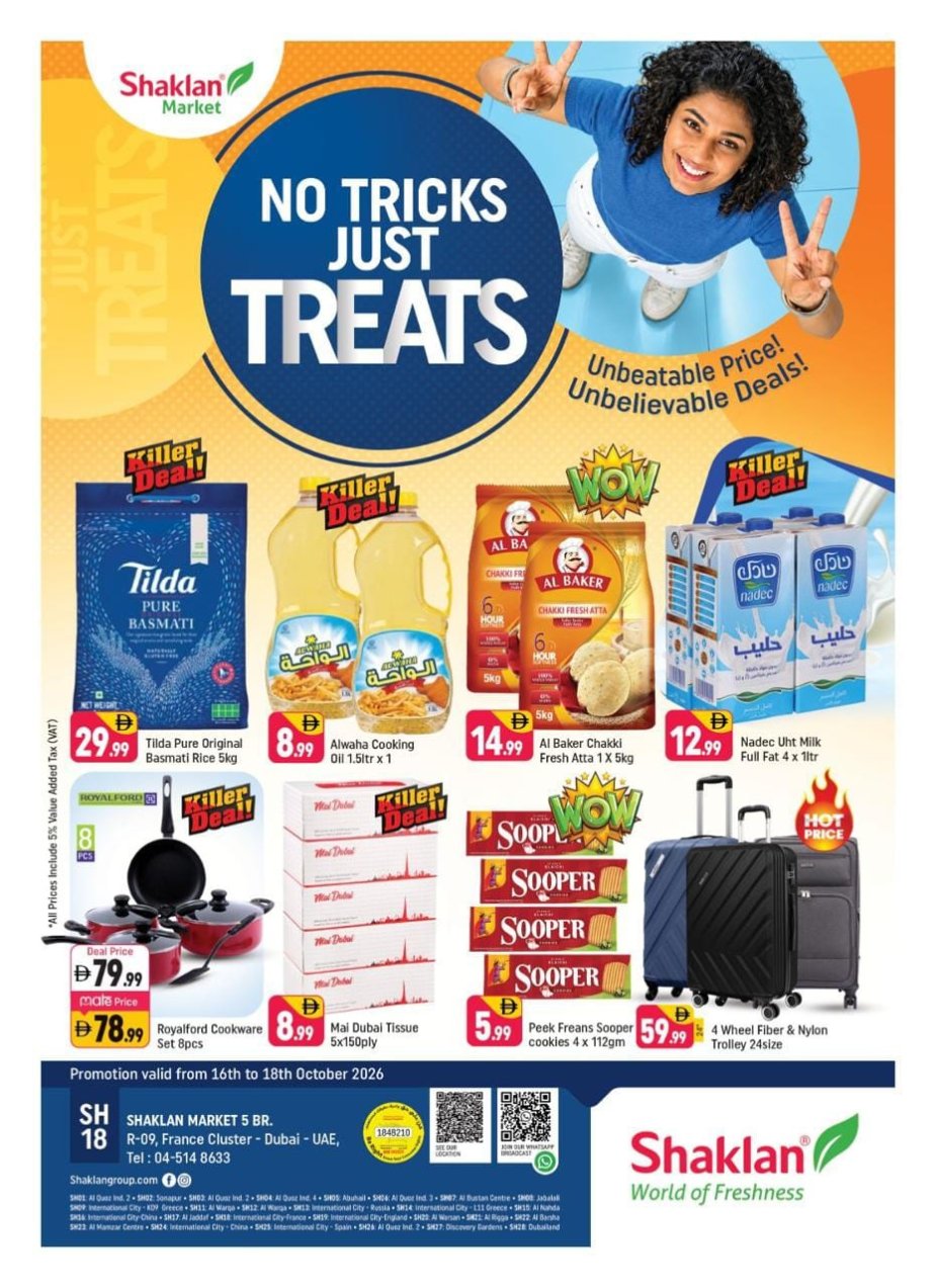 No Tricks Just Treats - R09, International City, France Cluster