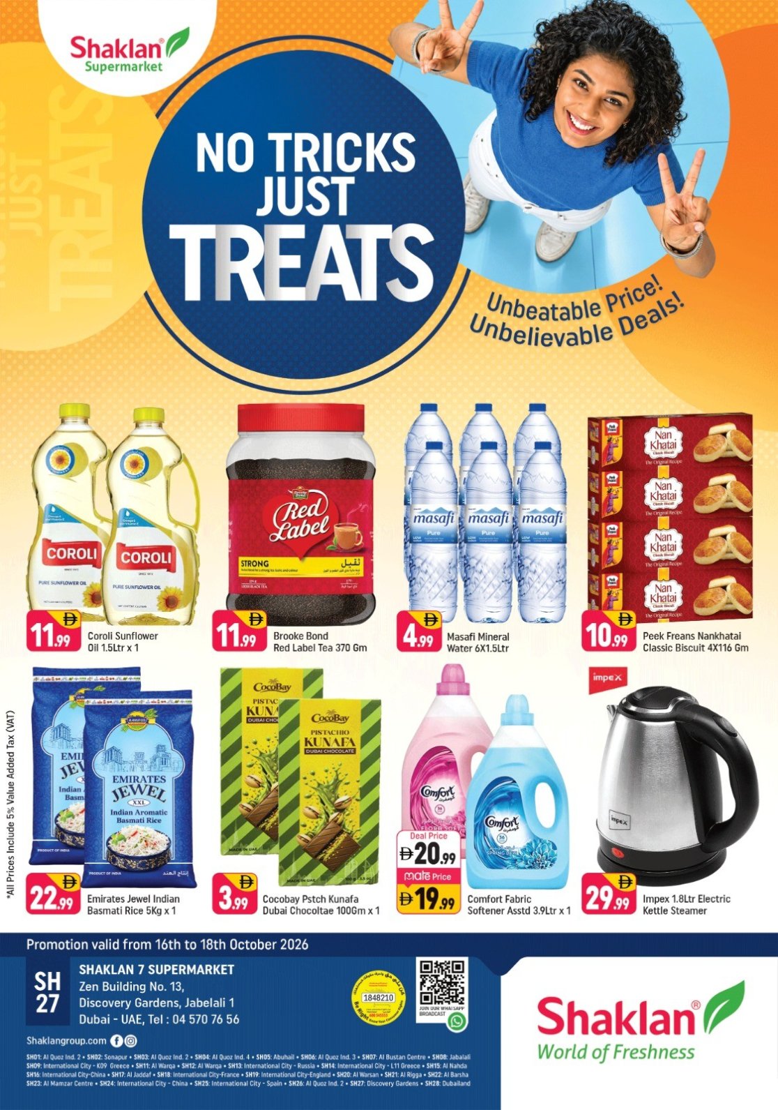 No Tricks Just Treats - Shaklan 7 Supermarket, Zen Building, Jebel Ali