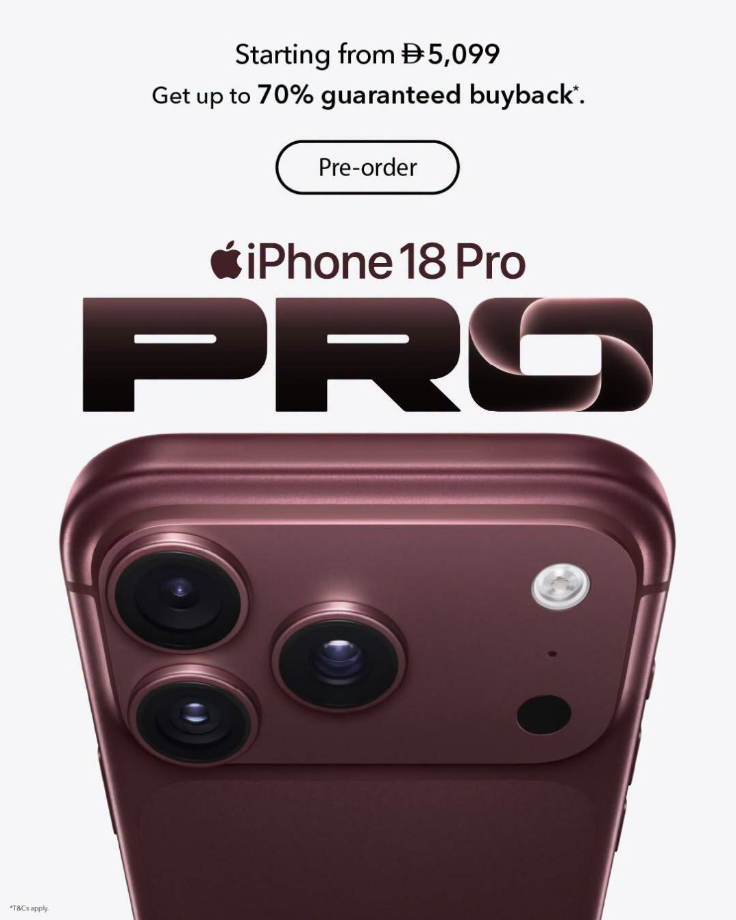 Sale On iPhone 18 Pro