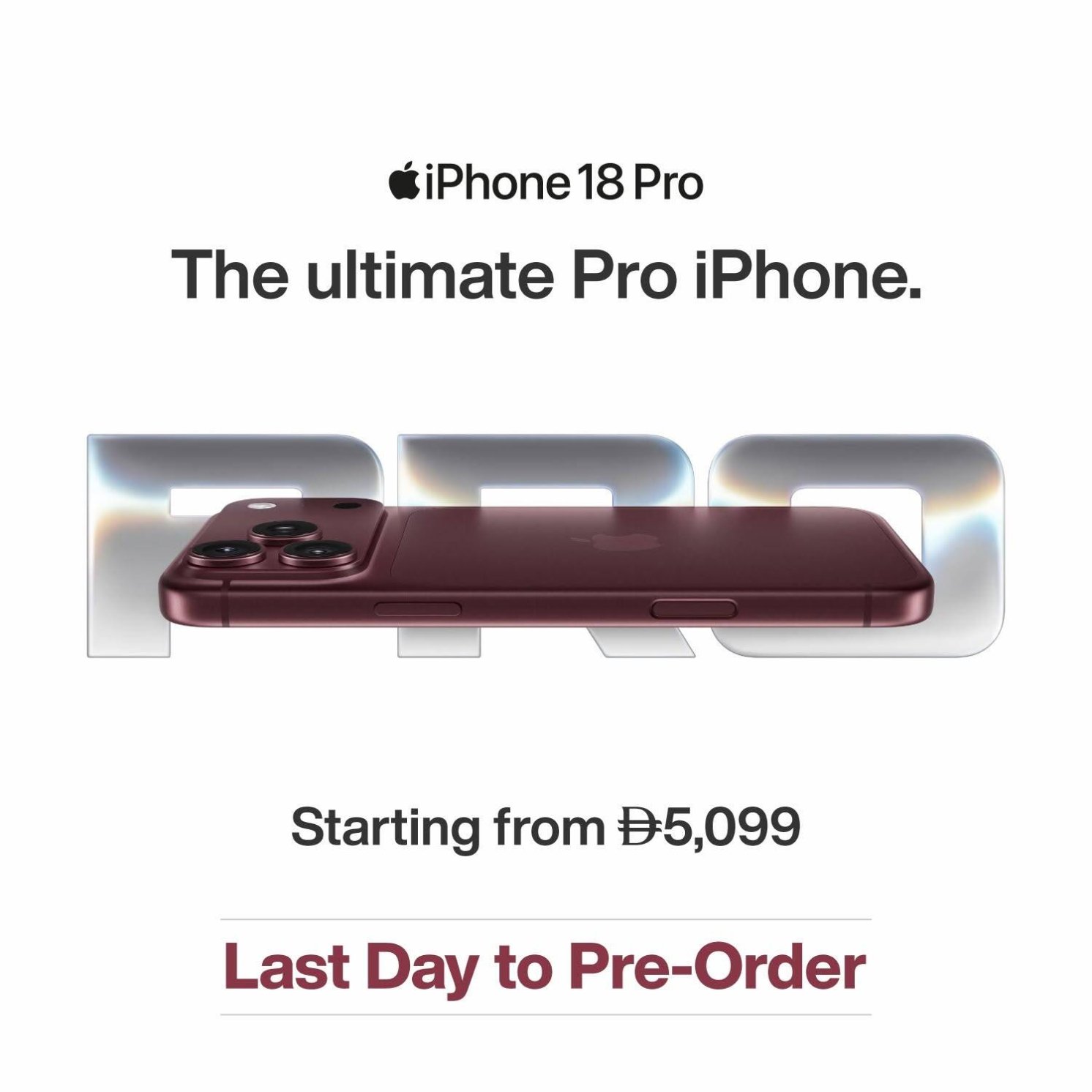 Sale On iPhone 18 Pro
