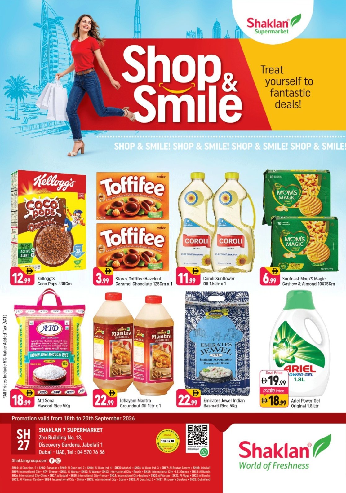 Shop Smile - Shaklan 7 Supermarket, Zen Building, Jebel Ali