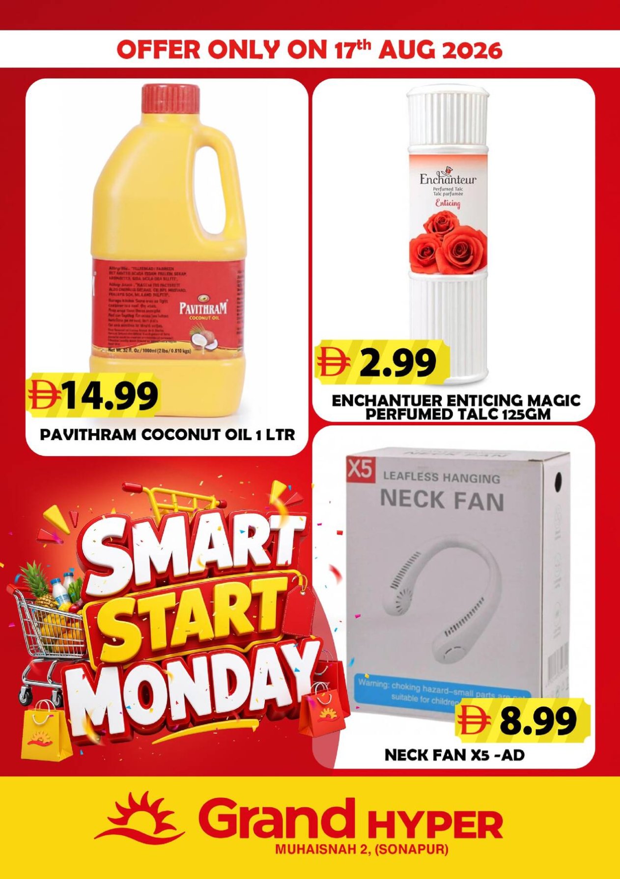 Smart Start Monday - Grand Hyper Muhaisnah