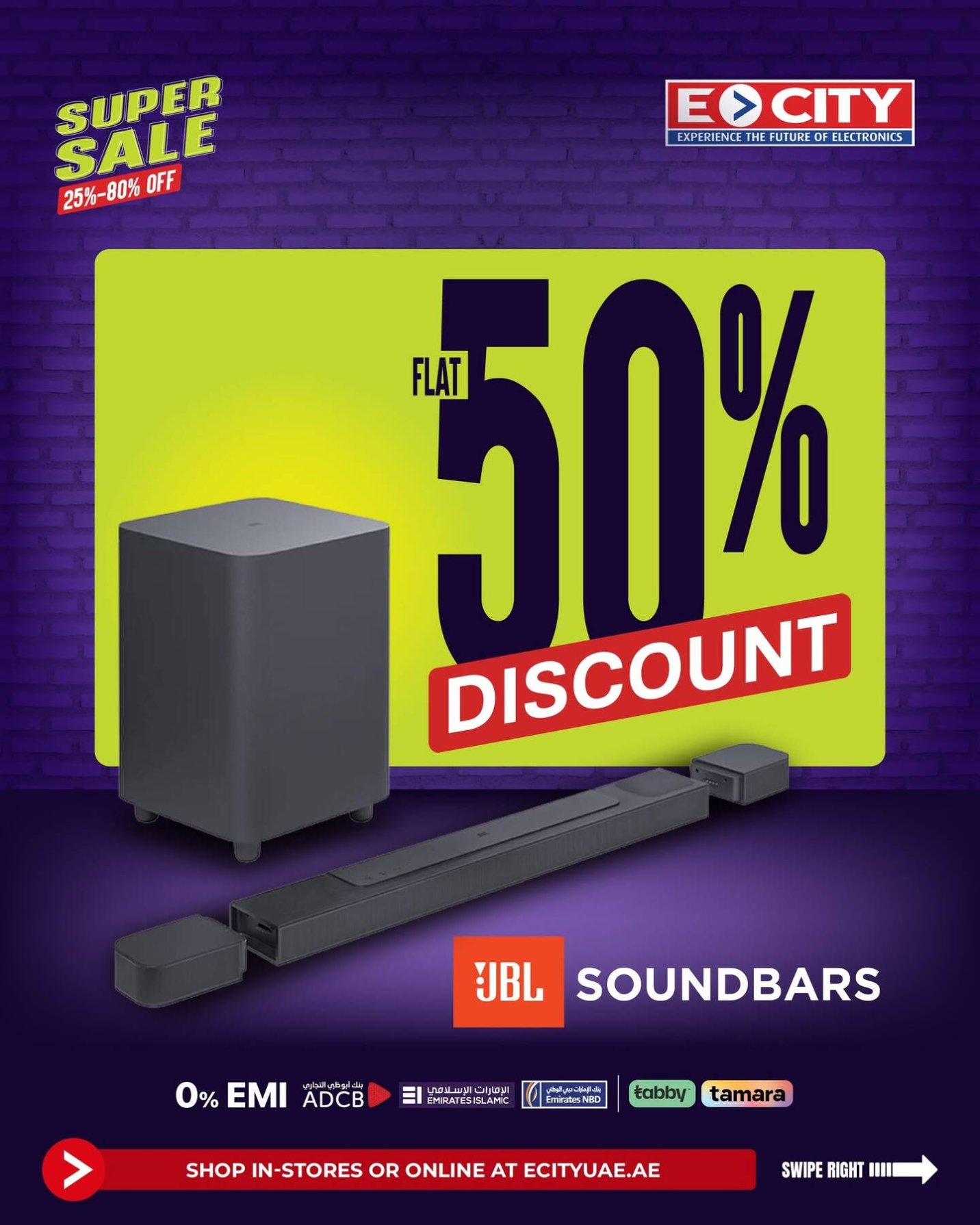 Up To 80% Off JBL Sound Bar - Dubai
