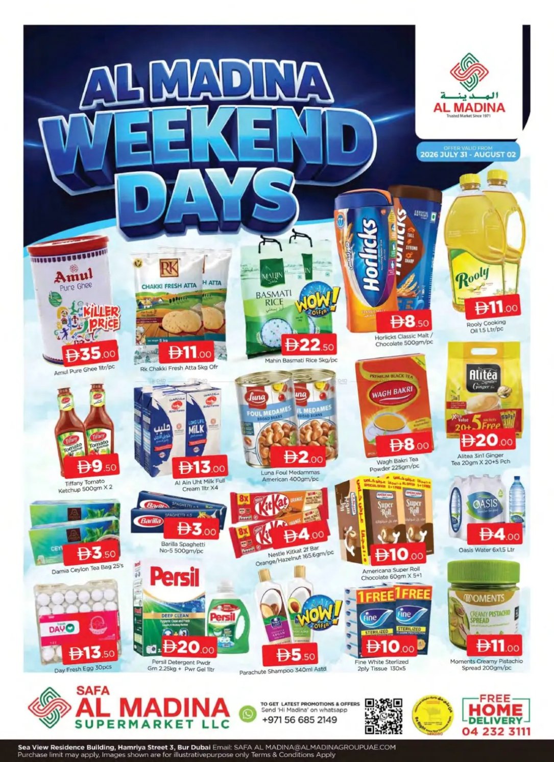 Weekend Days - Safa Almadina SuperMarket, Dubai
