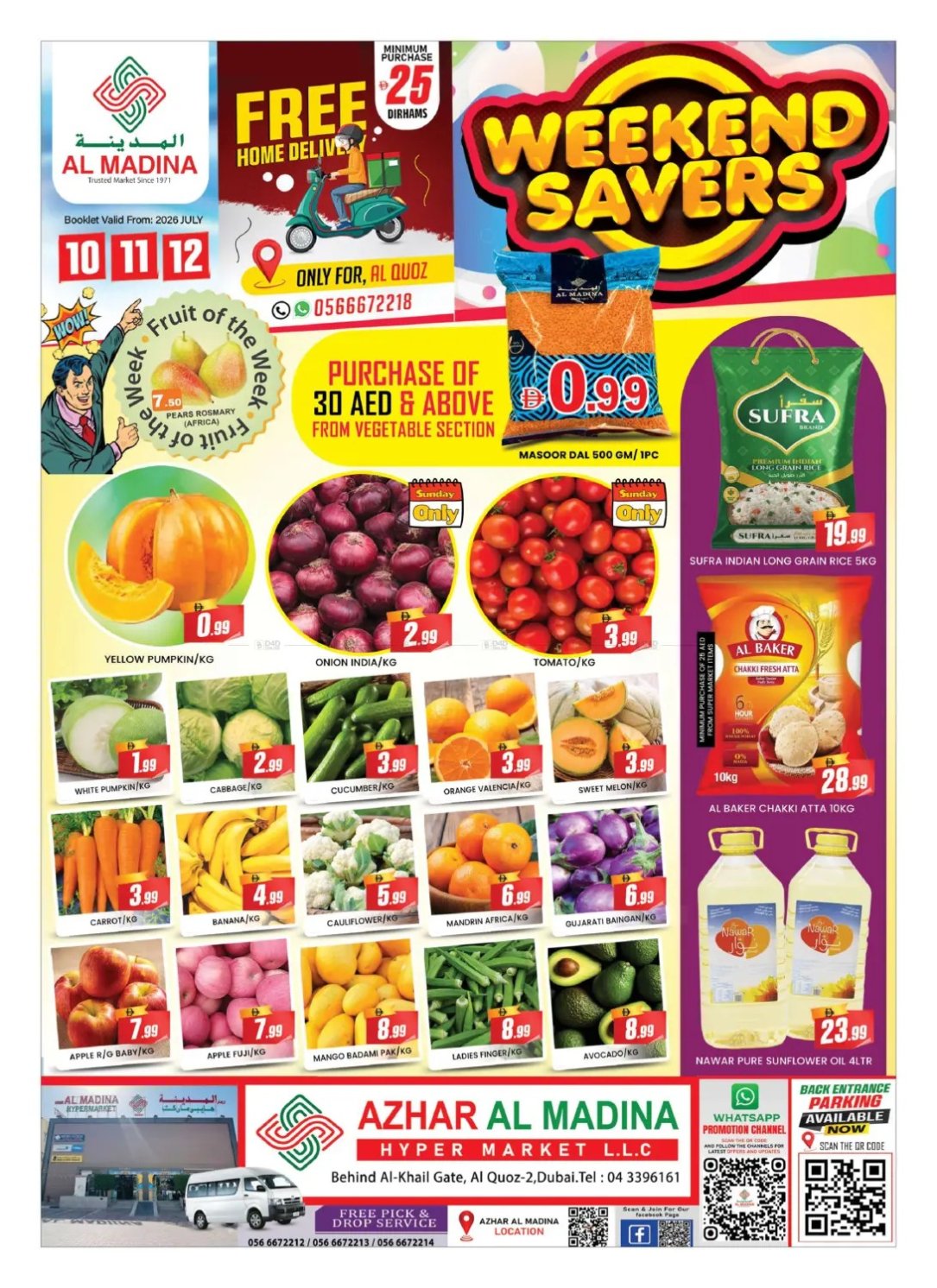 Weekend Savers - Azhar Al Madina Hypermarket, Dubai