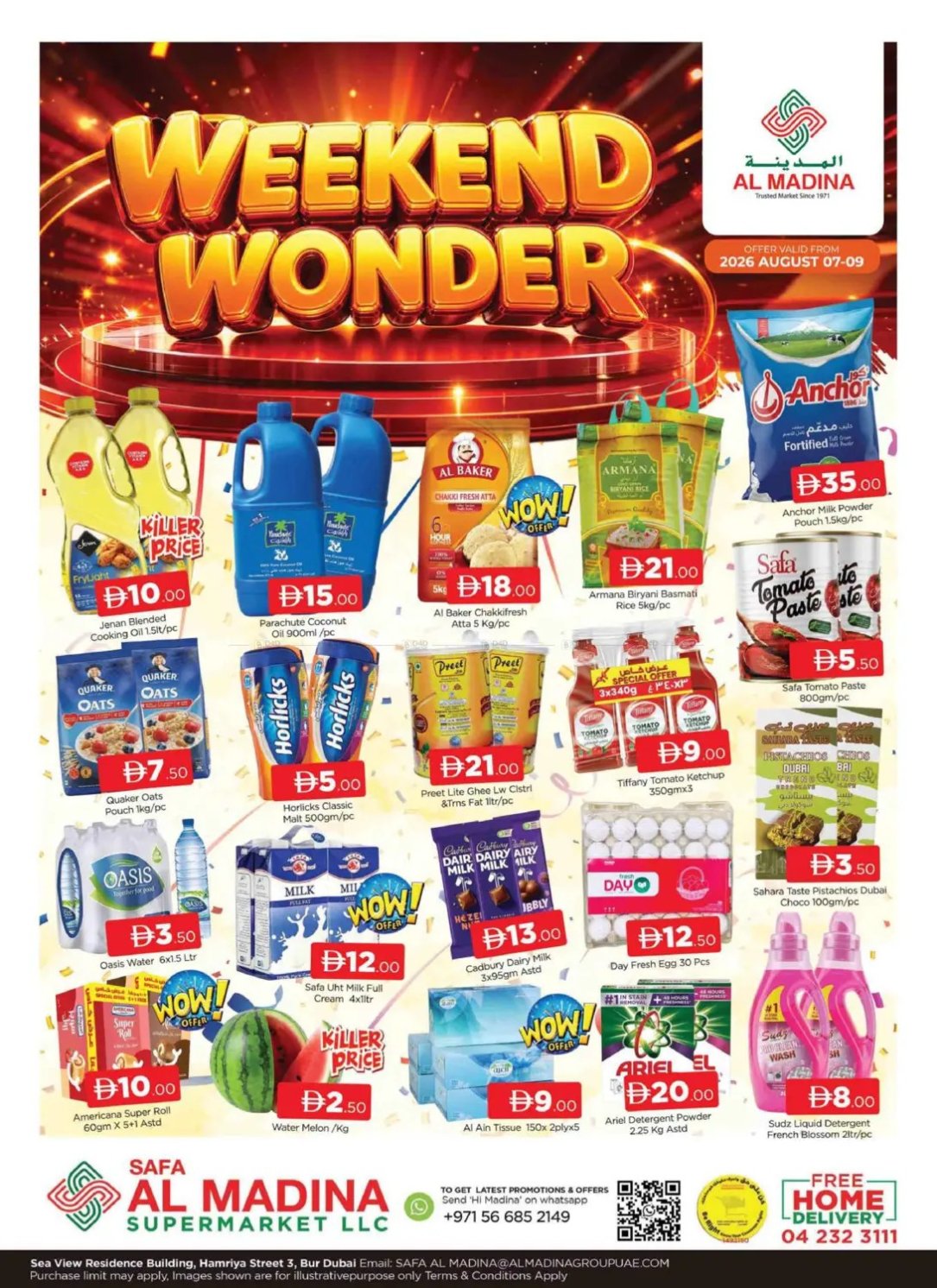 Weekend Wonder - Safa Almadina SuperMarket, Dubai