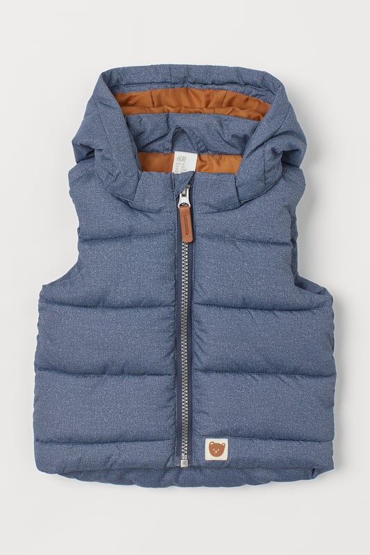 Hooded padded gilet 85% OFF AED 15.00