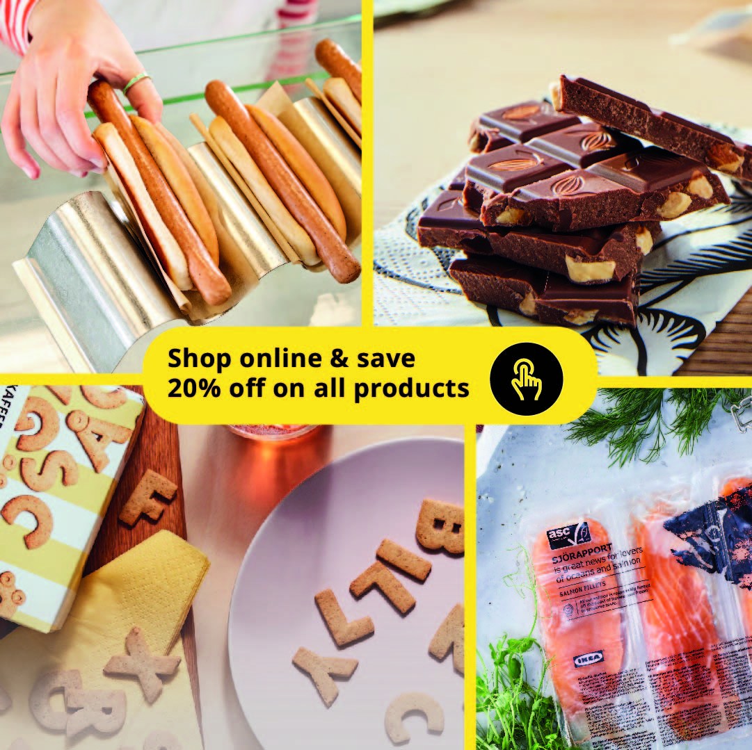 IKEA ONLINE OFFERS 20% OFF ON ALL PRODUCTS TILL 2 JULY 2023