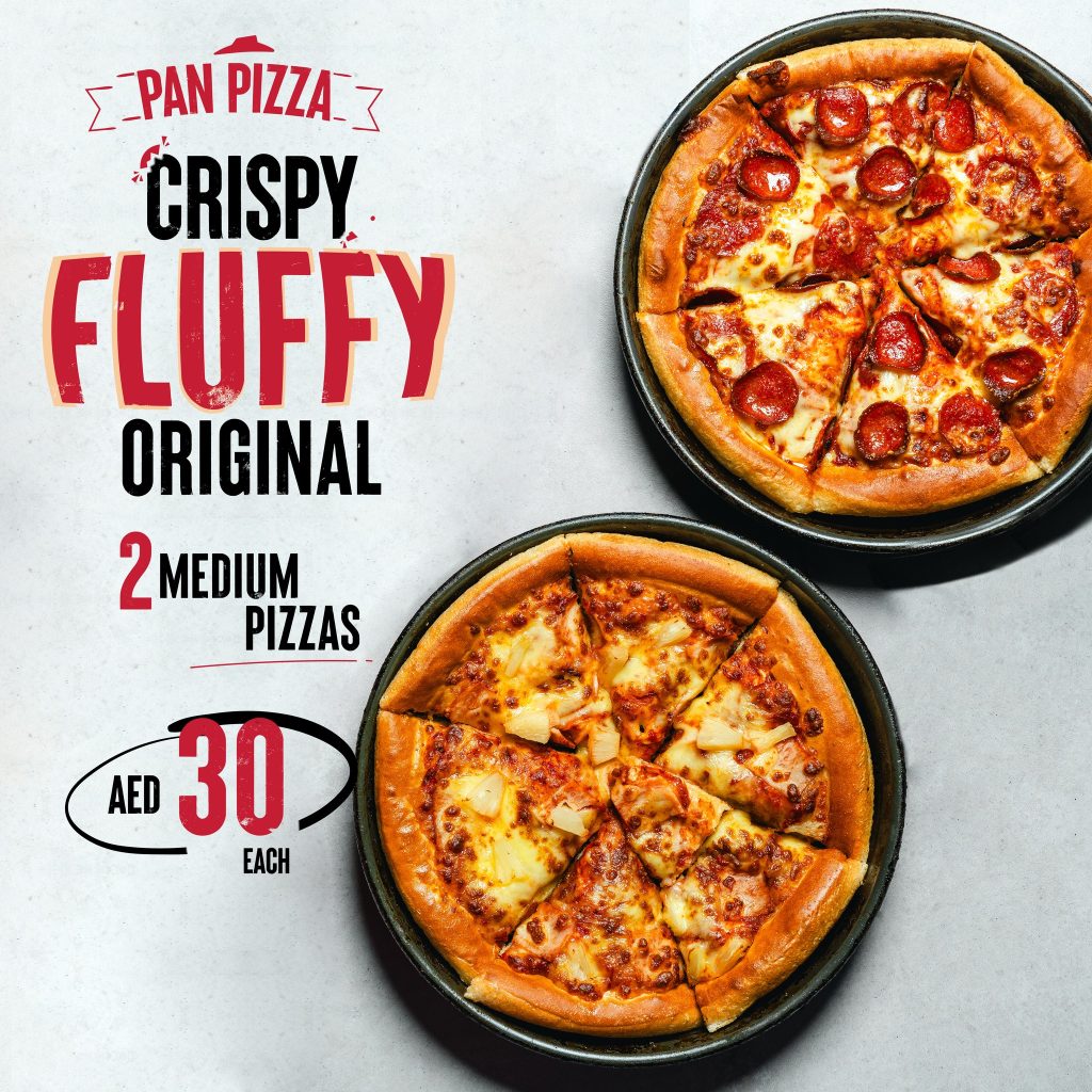 CRISPY PAN PIZZABY PIZZA HUT UAE OFFERS