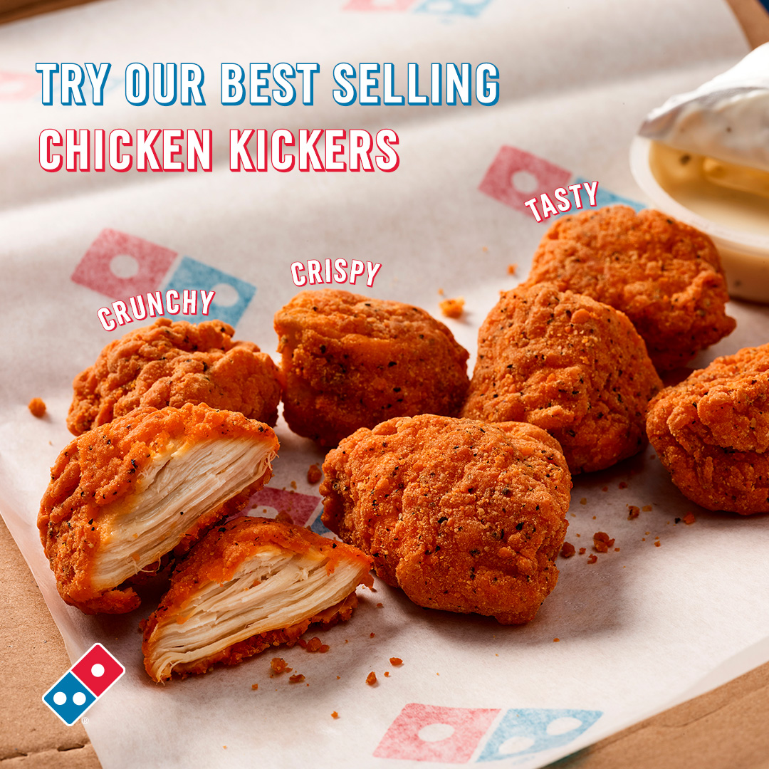 Snack up with Chicken Kickers UAE Domino's Pizza Offers